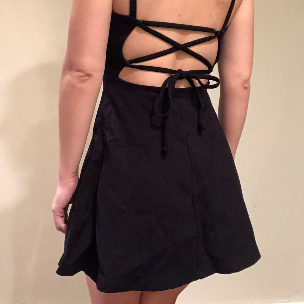 Lace Back Dress 🎱